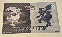 Pokemon Black/White Gen v5 Ultra Pro Game Playmat Reshiram & Zekrom 2011 - Image 1