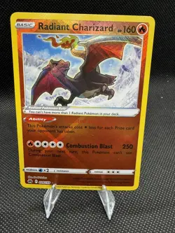 Pokemon TCG Radiant Charizard Crown Zenith 020/159 🔥 AWESOME CENTERING 🔥 - Image 1