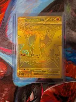 POKEMON - Mega Charizard X EX 130/094 Hyper Rare Phantasmal Flames - Image 1