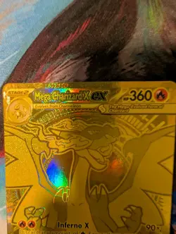 POKEMON - Mega Charizard X EX 130/094 Hyper Rare Phantasmal Flames - Image 3