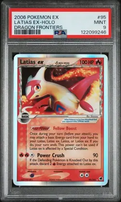 LATIAS EX Dragon Frontiers Holo Rare #95 PSA 9 Pokemon [Nostalgium] - Image 1