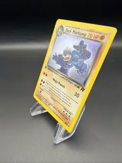 Dark Machamp - 1st Edition Holo - 10/82 Team Rocket - Pokemon TCG - 2000 - Image 3