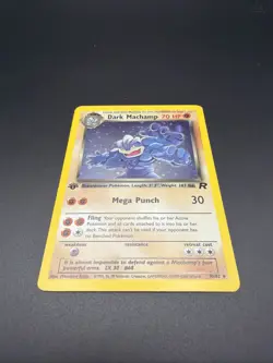 Dark Machamp - 1st Edition Holo - 10/82 Team Rocket - Pokemon TCG - 2000 - Image 5