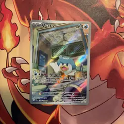 Pokemon Quaxly 206/193 Illustration Rare Paldea Evolved Scarlet & Violet - Image 1