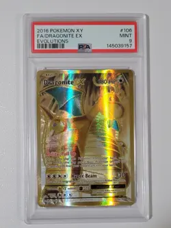 Dragonite EX 2016 Pokemon XY Evolutions #106 PSA 9 - Image 1