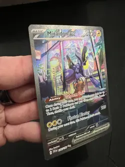 Pokemon TCG Miraidon EX Scarlet & Violet 244/198 Special Illustration Rare NM/MT - Image 4