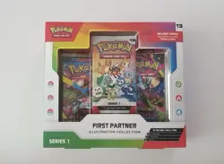 Pokemon First Partner Illustration Collection Box Series 1 Sealed New - Image 1