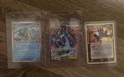 Pokemon TCG Charizard x greninja gold star ⭐ & Misty Gyados stamped promo - Image 1
