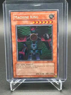 Yugioh TCG Machine King DL4-001 Unlimited Super Rare LP Holo - Image 1