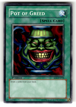 Pot of Greed SD4-EN018 1st Edition Common Structure Deck: Fury from the Deep LP - Image 1