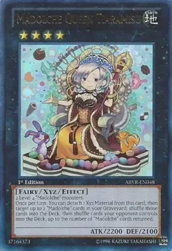 Yugioh! LP Madolche Queen Tiaramisu - ABYR-EN048 - Ultra Rare - 1st Edition Ligh - Image 1