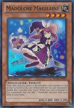 Yugioh! MP Madolche Magileine - REDU-EN024 - Super Rare - 1st Edition Moderately - Image 1