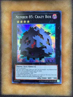Yugioh Number 85: Crazy Box NUMH-EN033 Super Rare LP - Image 1