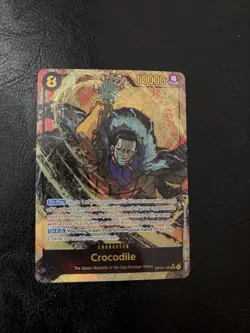 One Piece TCG Crocodile OP14-120 Alternate Art Secret Rare - Image 1