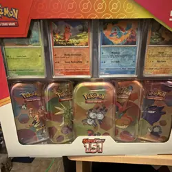 Pokemon Scarlet & Violet 151 Booster Tin Box 5-Pack Trading Card Game - Image 3