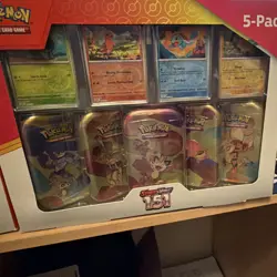 Pokemon Scarlet & Violet 151 Booster Tin Box 5-Pack Trading Card Game - Image 4