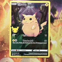 Pikachu 005/025 Holo - Celebrations - 25th Anniversary Pokemon TCG Card - NM - Image 1