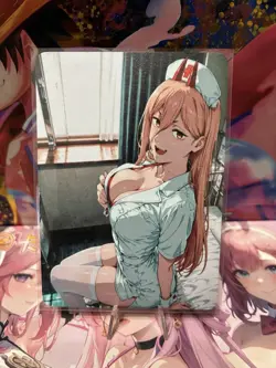 Matte Beautiful Waifu Handmade Card Goddess Story CCG Anime Double Sided - Image 1