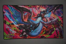 Mega Charizard X Board Game Pokemon Playmat Card Play Mat TCG CCG Pad Mousepad - Image 3