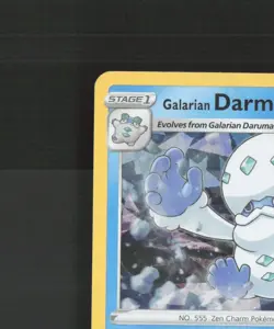 Galarian Darmanitan 044/189 Darkness Ablaze Cracked Ice Holo Pokemon Card NM - Image 3