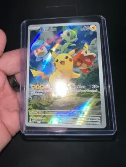 Pikachu 027 Sv: Scarlet & Violet Promo Cards Holo NM - Image 1