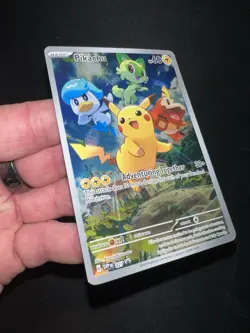 Pikachu 027 Sv: Scarlet & Violet Promo Cards Holo NM - Image 3