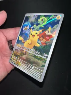 Pikachu 027 Sv: Scarlet & Violet Promo Cards Holo NM - Image 4