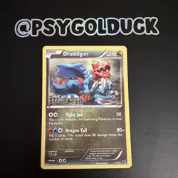 Pokemon Card Druddigon Dragon Vault STAMPED Holo 17/20 - LP A10 - Image 1