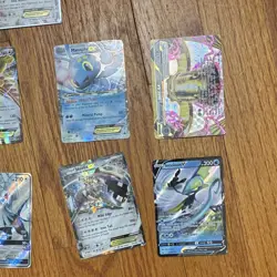Pokemon Holo EX GX V BREAK Card Lot 9 Cards Rayquaza Ho-Oh Manaphy Binder - Image 3