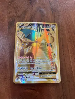 Pokemon TCG Dragonite EX Full Art Ultra Rare Holo Card Evolutions 106/108 XY - Image 1