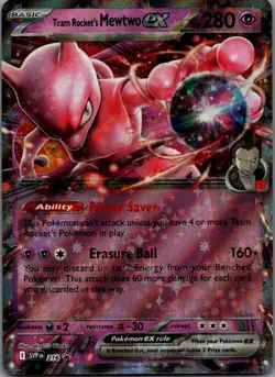 Team Rocket's Mewtwo ex Promo SV: Scarlet & Violet Promo Cards 216 NM - Image 1