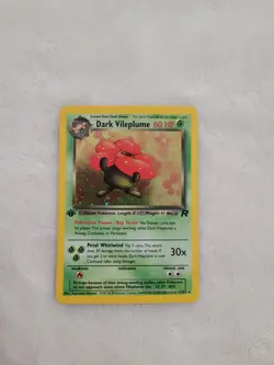 Pokemon Dark Vileplume Team Rocket 13/82 1st Edition Holo Rare English Card - Image 1