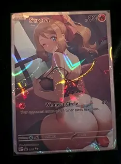 LoveAngelGames Custom Card Serena Heart Foil Waifu Card - Image 1