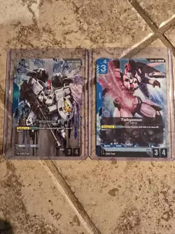 Gundam Card Game Tallgeese GD02-005 R+ Alternate Art& Tallgeese GD02-005 R Combo - Image 1