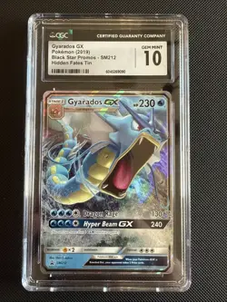 CGC 10 Gyarados GX 2019 Black Star Promos SM212 Pokemon Card - Image 1