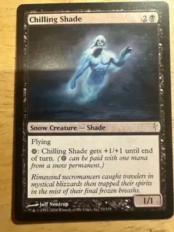 Mtg Chilling Shade [Coldsnap] - Image 1