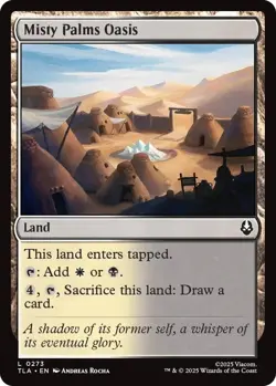 MtG Misty Palm Oasis L 0273 Avatar: The Last Airbender Land Foil - Image 1