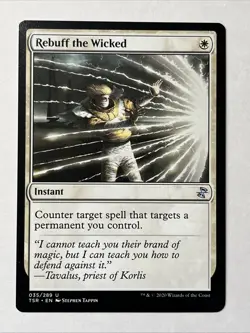 Magic The Gathering MTG REBUFF THE WICKED Planar Chaos - Image 1