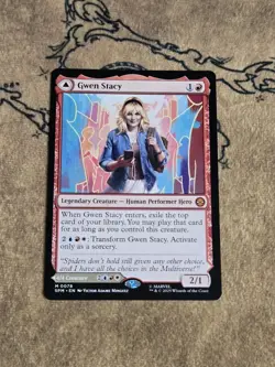 Gwen Stacy 0078 Marvel's Spider-Man Non-Foil NM - Image 1
