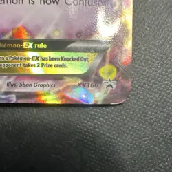 Pokemon M Gengar EX XY166 Promo Full Art Holo Mega Psychic Card - Image 3