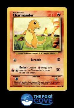 Charmander 46/102 | Base Set Unlimited | Pokemon Common | HP - Image 1