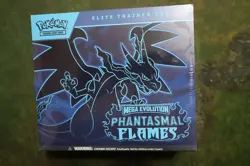 Phantasmal Flames Elite Trainer Box ETB New/Factory Sealed Pokemon TCG Hole - Image 1