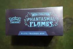 Phantasmal Flames Elite Trainer Box ETB New/Factory Sealed Pokemon TCG Hole - Image 4