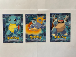2000 Topps Pokemon Evolution Card Lot Squirtle Wartortle Blastoise - Image 1