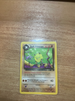 Dark Primeape Pokemon TCG WOTC Team Rocket NON- Holo Rare Card 43/82 NM/LP - Image 1