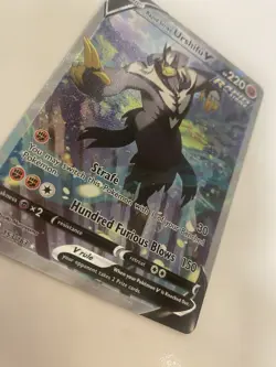 NM-Mint Rapid Strike Urshifu V - 153/163 - Full Art Ultra Rare Pokemon - Image 4
