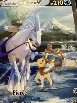 Ice Rider Calyrex V 🔥 Alt Art 🔥 Chilling Reign 164/198 Pokemon - Image 2
