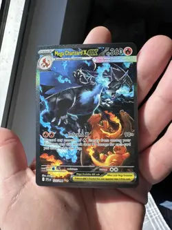 Pokemon Mega Charizard X Ex 125/094 SIR Phantasmal Flames Holo PACK FRESH NM - Image 1