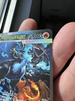 Pokemon Mega Charizard X Ex 125/094 SIR Phantasmal Flames Holo PACK FRESH NM - Image 2
