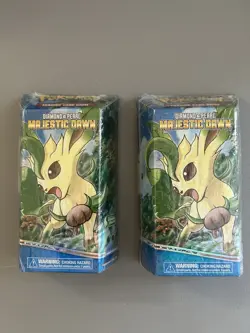 Pokemon Diamond & Pearl Majestic Dawn Forest Force Theme Deck Sealed LOT OF 2 - Image 1